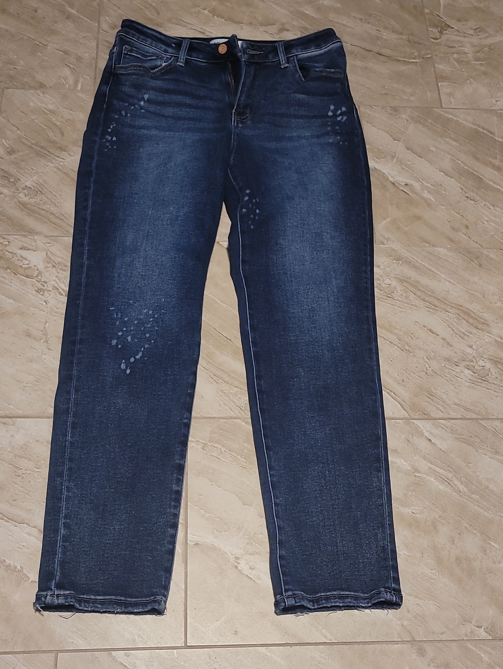 Vervet Women's Straight Leg Jeans in Dark Wash